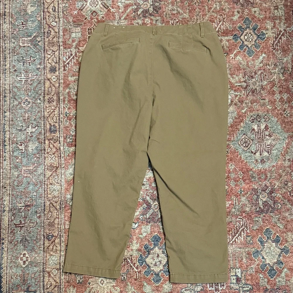 Loft ladies Monroe slim chinos Tan Pants (curvy fit) - Picture 6 of 8